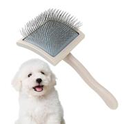Étrille pour Chiens Brosse De Toilettage Pour Poil De Chien Et Chat | Outil De Soin, Peigne Massant Pour L'Enlèvement Des Poils Mortels, Adapté Au Pelage Long Ou Court Et Au Sous-Poil