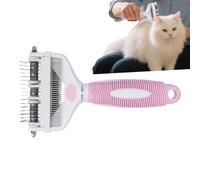 Étrille Sous-Poil Chien - Éliminateur de Poils Mort,Râteau Multifonction Antidérapant pour Massage et Toilettage à la Maison et en Voyage Animaux