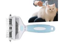 Étrille Sous-Poil Chien - Outil Démêlage Poils Longs | Rape Multifonction de Toilettage pour Enlever les Poils Mort sous Couche, Maison et Voyage
