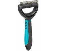 Trixie démêleur pour pelage – coupe les nœuds – dents épaisses 1 cm – lisse – 7×18 cm – Noir/Bleu