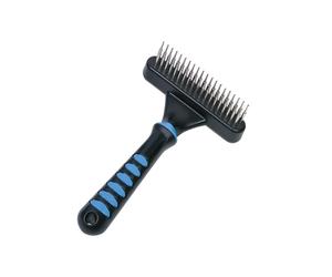 Étrilles démêlante dents rotatives double rangée pour chien Nobby Pet Comfort Line Noir TU