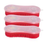 Étrilles et élastiques à crinière Imperial Riding Perfection (x3) Rouge TU