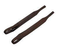 Étrivières en cuir pour cheval Acavallo Mono Marron L