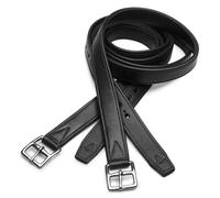 Étrivières en cuir pour cheval Arena Saddles Noir 110 cm