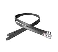 Etrivières équitation en cuir Dy'on 125 Noir 125 cm