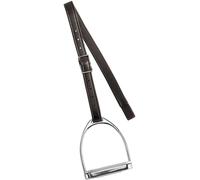 Étrivières Eric Thomas Conway Couleur : Havane, Longueur : 80 Cm, Largeur : 25 Mm Marron