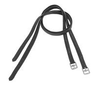Étrivières pour cheval en cuir souple USG Soft (x2) Noir 120 cm