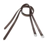 Étrivières pour cheval en cuir USG Basic (x2) Marron 140 cm