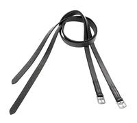 Étrivières pour cheval en cuir USG Basic (x2) Noir 160 cm