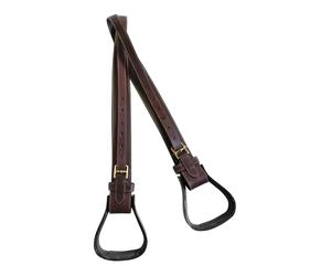 Étrivières western australiennes Lakota Fender Marron TU