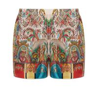 Etro - Peau D'Ange Silk Shorts - Femme - Shorts - Multicolore - Taille: 36 FR