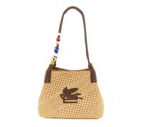 Etro - Petit sac cabas Libra en raphia - Femme - Sacs - Beige - Taille: ONE Size