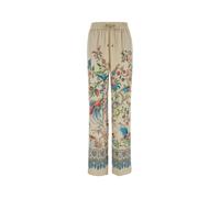 Etro - Printed Satin Pant - Femme - Pantalons - Multicolore - Taille: 36 FR