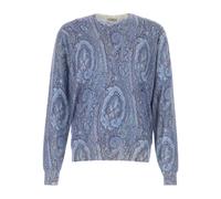 Etro - Pull en soie et cachemire avec motif floral Arnica - Homme - Pulls - Multicolore - Taille: S