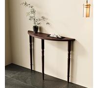 Étroit En bois entrée décoratif console, Rétro d'entrée console table, intérieur Décoratif meubles couloir table, Salon Derrière canapé tables, Bords arrondis, Facile à installer.(Brown,80*25*90cm)