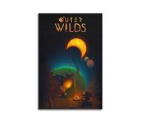 ETRVBDUB Poster de jeu Outer Wilds Game Poster9 - Impression sur toile - Impression d'art moderne pour chambre à coucher - 60 x 90 cm