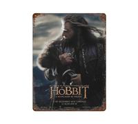 ETRVBDUB Poster du film The Hobbit The Desolation of SmaugWall Decor Art Metal Tin Poster Modern Bar Decorations40 x 30 cm