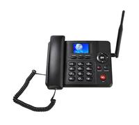 ETS-2277 Téléphone Fixe sans Fil 4G avec Emplacement pour Carte SIM Compatible 2G 3G WiFi Radio FM SMS Enregistrement et Mains Libres Idéal la Maison Le Bureau
