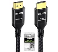 Etseinri Câble HDMI 2.1 2M, Certifié 10K 8K 4K Câble HDMI® Ultra Haute Vitesse 1440P@240/165/144/120Hz 48Gbps HDCP 2.3 Dolby Atmos Vision eARC HDR pour PC Moniteurs Gaming TV Soundbar