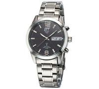 ETT Eco Tech Time EGS-11247-22M Gobi Radio-Pilotée Quartz Homme Noir Argenté ...