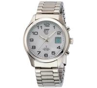 ETT Eco Tech Time EGS-11335-62M Basic Radio-Pilotée Quartz Homme Gris Argenté...