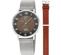 ETT Eco Tech Time EGS-11624-22MS Montre homme Atacama Solar radio-pilotée