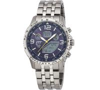 ETT Eco Tech Time EGT-11575-31M Professional World Time Radiocommandée 43mm C...