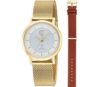 ETT Eco Tech Time ELS-11619-11MS Atacama Solar radio-pilotée 36mm 5ATM Radio-...