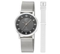 ETT Eco Tech Time Femmes Funk-Solaruhr Atacama Inox Avec 2 Bandes ELS-11625-