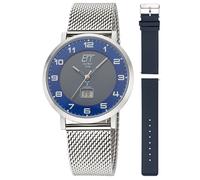 ETT Eco Tech Time Funk-Solar Montre Hommes Atacama Inox Avec 2 Bandes EGS-11621