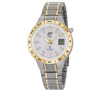 Ett Eco Tech Time Montre Bracelet Radio-Solaire Titan Bicolore Egt-11410-40M