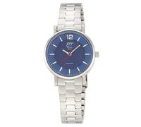 ETT Eco Tech Time Montre-Bracelet Solaire Quartz Acier/Rouge ELS-12165-31M