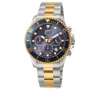 ETT Eco Tech Time Montre Chronographe Solaire Pour Hommes Bicolore EGS-1