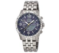 Ett Eco Tech Time Montre Homme Professionnelle Worldtimer Titan/Bleu Egt-11