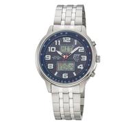 ETT Eco Tech Time Montre Solaire Homme Hunter II Acier/Bleu EGS-11733-32M