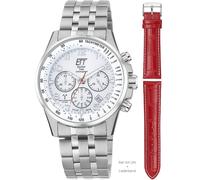 ETT EGS-11612-42MS Professional Solaire Radiocommandée Chronographe Montre Ho...