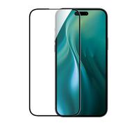 Etteri Protection d'écran en verre trempé 9D Full Glue Premium pour IP17 Air avec cadre 3D, dureté 9H, revêtement oléophobe, couverture intégrale, ultra-transparence, compatible avec les coques