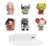 etterr • 6 supports adhésifs pour Funko Pop • Étagères invisibles murales, étagères, socles et étagères pour figurines et objets de collection • Présentoir flottant Display sans perçage/vitrine sans