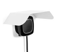 etterr Toit métallique pour chargeur de voiture électrique | Visière / auvent anti-pluie Point de charge EV extérieur | Toit protecteur pluie Wallbox (toit, blanc)