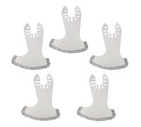 Ettonsun Lot de 5 lames oscillantes diamantées pour outil multifonction de coupe de mortier et de coupe de carrelage souple