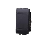 ETTROIT Bouton 1P Noir Plastique Bouton-poussoir Normalement ouvert 1 voie 1 unité