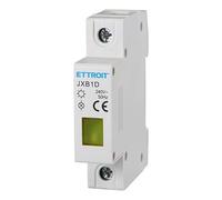 ETTROIT Indicateur lumineux LED sur rail DIN 1 module pour présence de tension espion de signalisation vert jaune rouge bleu blanc (jaune)