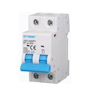 ETTROIT INTERRUPTEURS MÉGNETOTHERMIQUES PHOTOVOLTAÏQUE POUR BARRE DIN 2 MODULES DC 6 KA 500 V 2P (40 A)