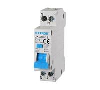 ETTROIT JXL30-32 Interrupteur magnétothermique différentiel, 1P+N, 6-32A, 30mA, 240V, 4,5 kA (C16-16A)