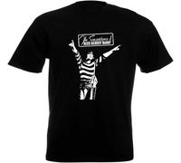 ETTUWSDFV Alex Harvey T Shirt Sensational Alex Harvey Band SAHB Zal Cleminson Vambo Black Manches Courtes(X-Large)