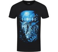 ETTUWSDFV Alien White t Shirt Women s Key Art Men's Black Manches Courtes(Small)