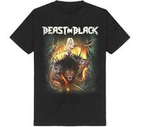 ETTUWSDFV Beast in Black from Hell with Love Men's T-Shirt Band Manches Courtes(X-Large)