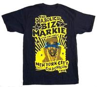 ETTUWSDFV Biz Markie Live Uncut Cold Chillin' Tour Black T Shirt New Manches Courtes(Small)