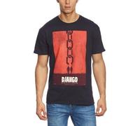 ETTUWSDFV Django Men's Unchained-Poster Short Sleeve T-Shirt Manches Courtes(XX-Large)