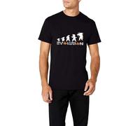 ETTUWSDFV Everquest Social Distance Training Since 1999 T-Shirt Black 2 Manches Courtes(XX-Large)